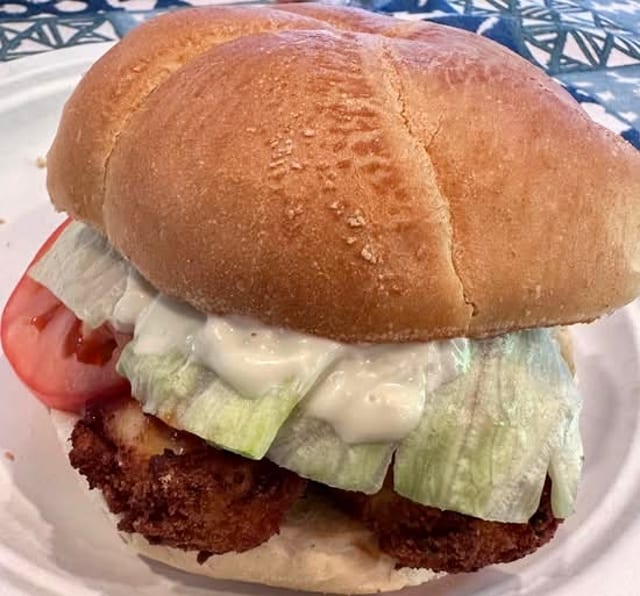 Candlelight Chicken Sandwich.