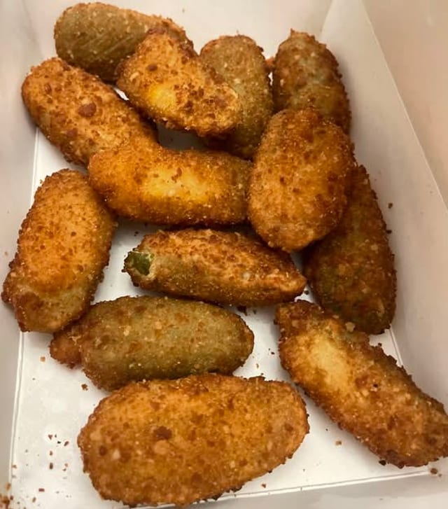 Large (12) Jalapeno Poppers.